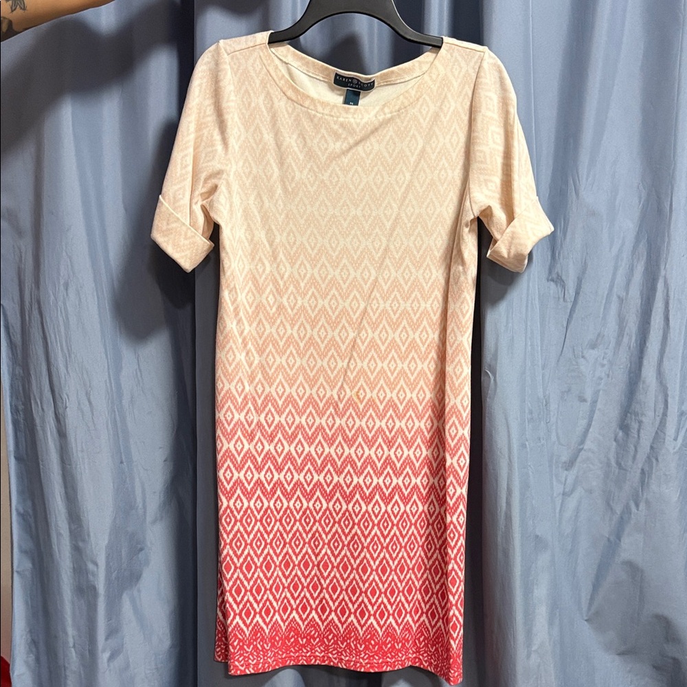 Cynthia Rowley Pink and Cream Mini Dress